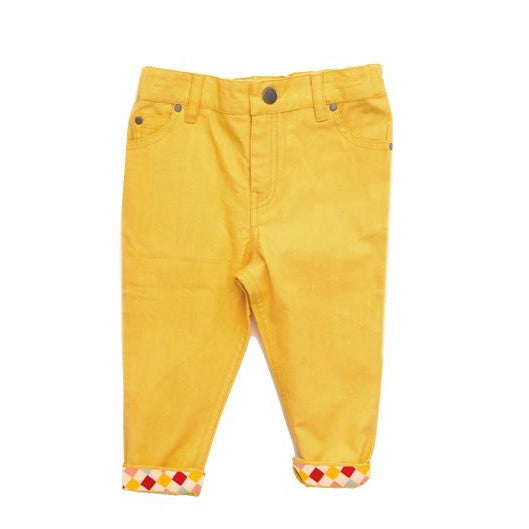 Gold Corduroy Pants