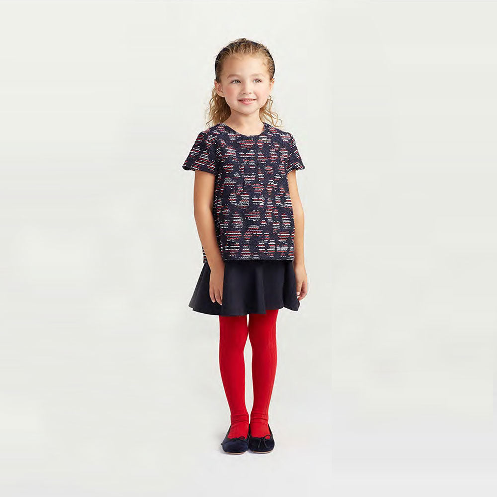 Layer Tweed Wool Dress