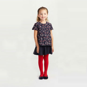 Layer Tweed Wool Dress