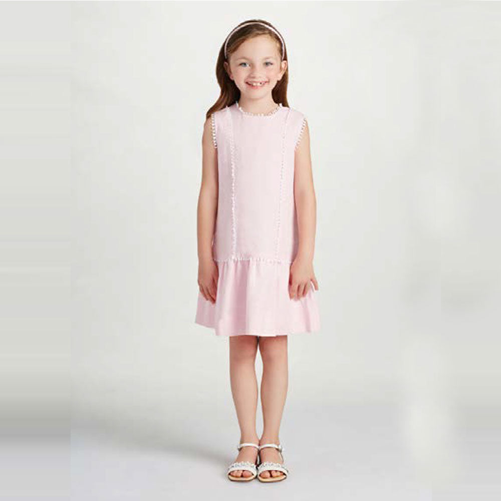 Linen Drop Waist Dress
