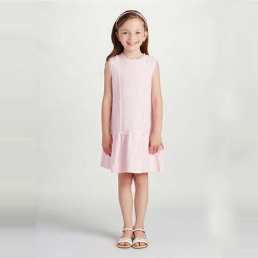 Linen Drop Waist Dress