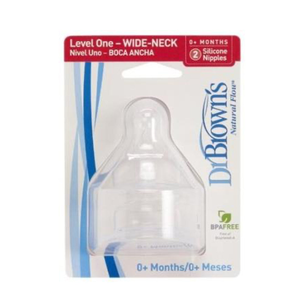 Silicone Nipple Wide Neck Level 1