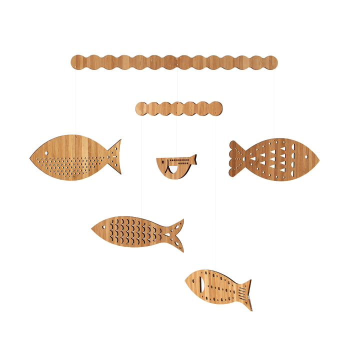Fish Bamboo Mobile
