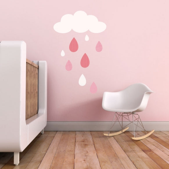 Rain Drops Decal