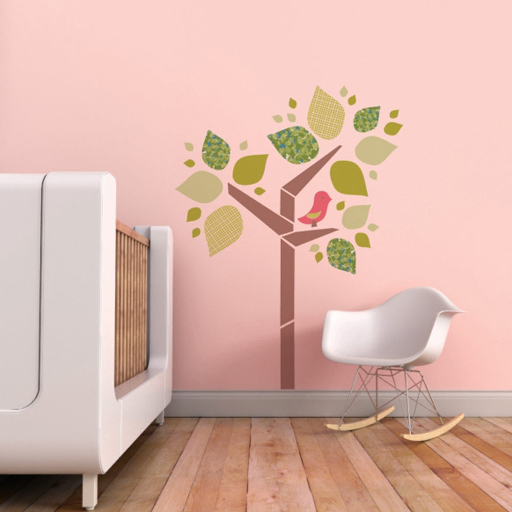 Tree With Bird Decal