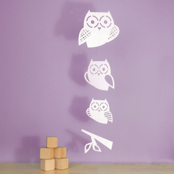 Stacked Owl Mobile