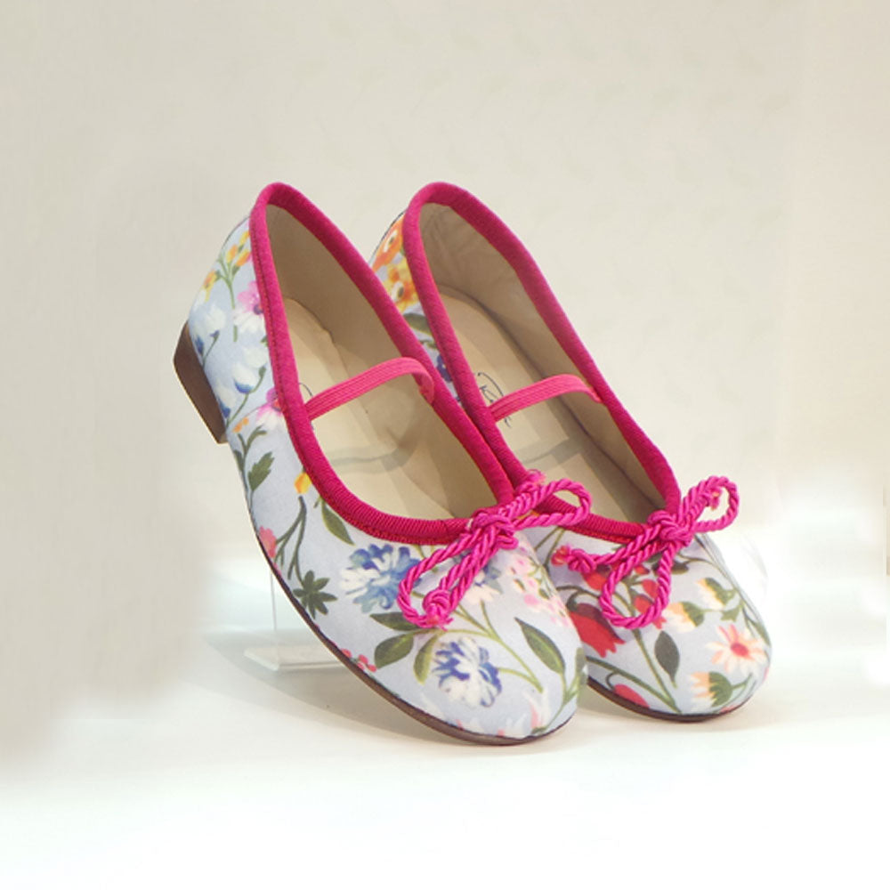 ENGLISH GARDEN GROSGRAIN SABRINAS SHOES