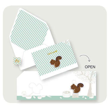 Wappen Card Squirrel