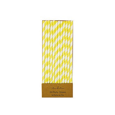 Yellow Paper Straw