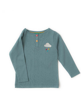 Still Water Blue Pointelle T-shirt