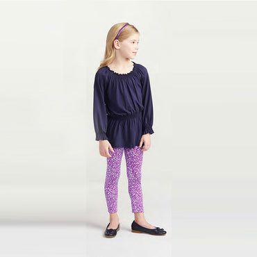 Smocked Jersey Top